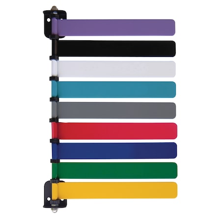 Omnimed Room ID Flag System, Std 9 Color Set (Quickly & Clearly Alert Staff to 291819